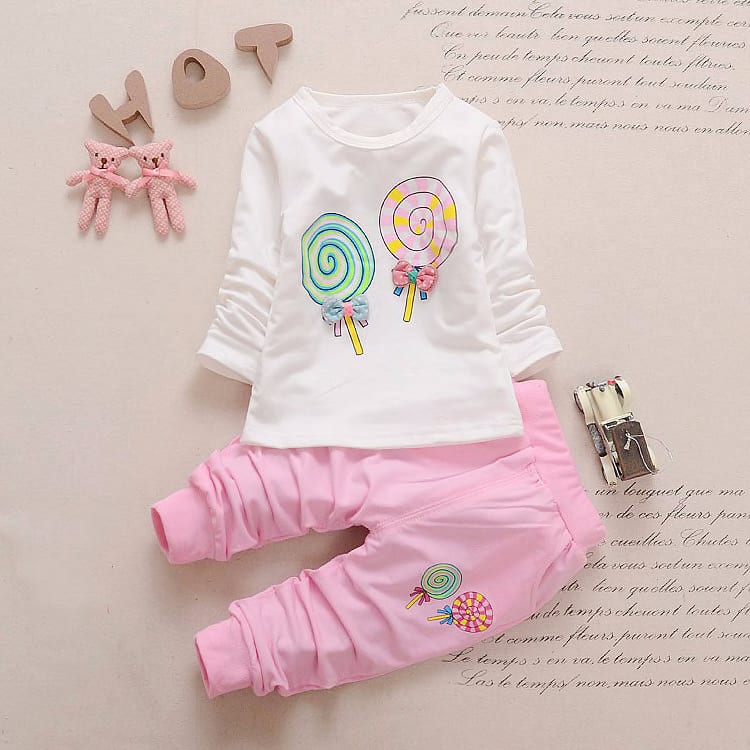 infant girl jogging suits