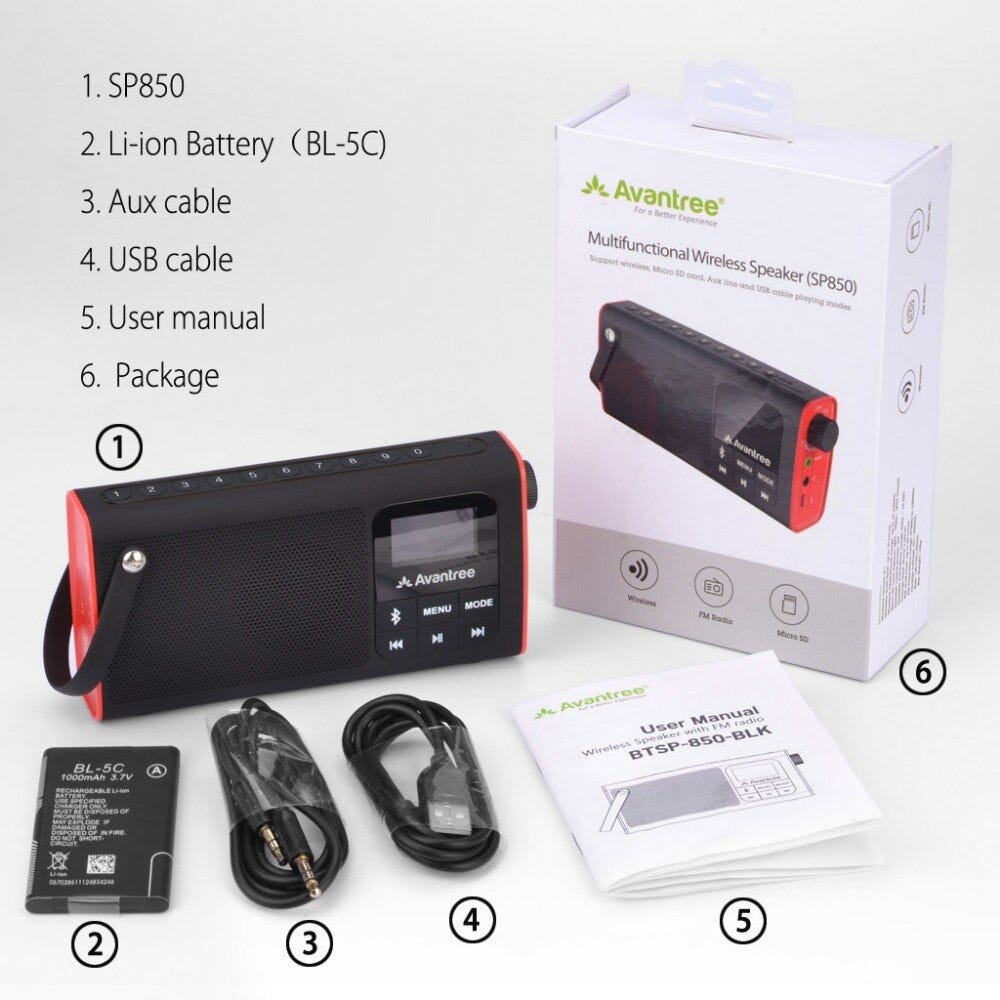 portable speaker micro sd card player