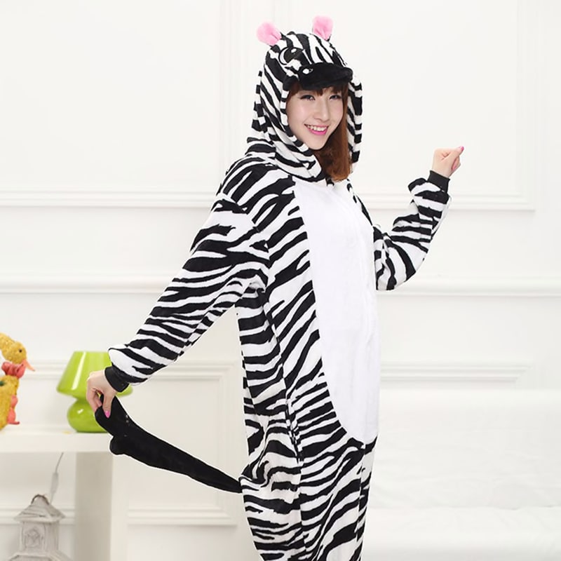 703315317 adult anime pink unicorn zebra kigurumi onesies