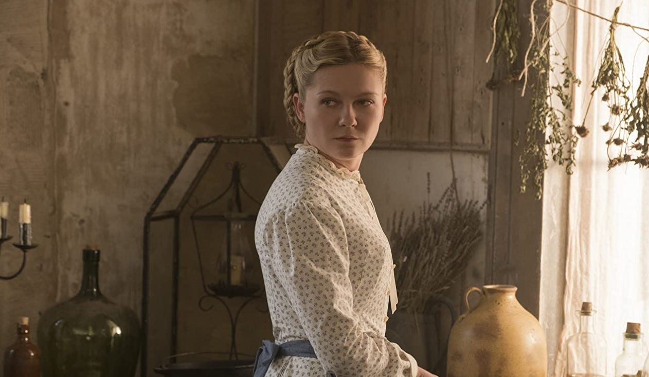 Kirsten Dunst as Miss Morrow in The Beguiled