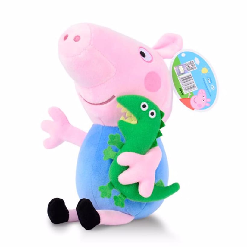 peppa pig 4 pack family plush