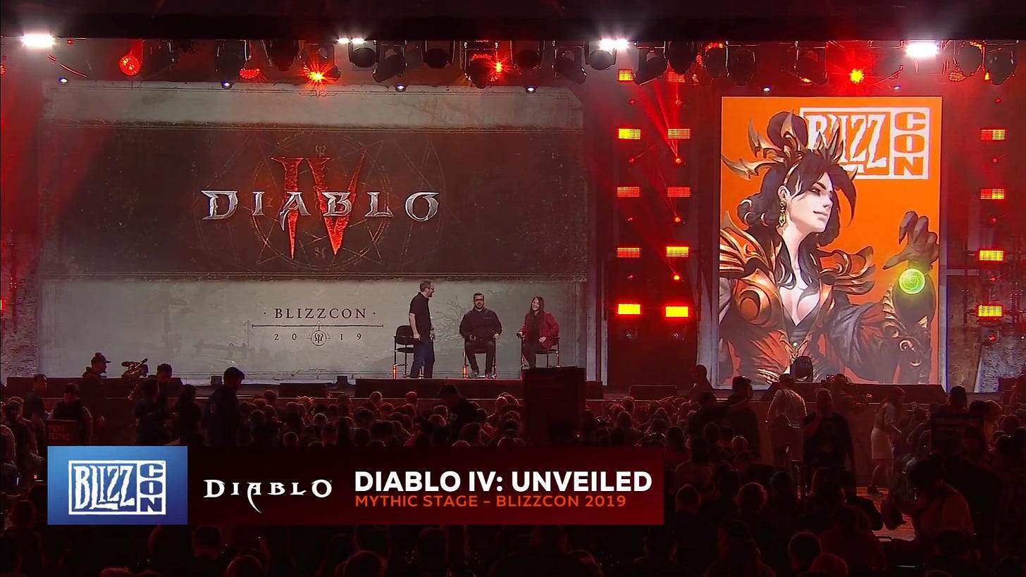 BlizzCon 2019 Diablo IV: Unveiled Panel Transcript BlizzCon 2019 Diablo IV: Unveiled Panel Transcript