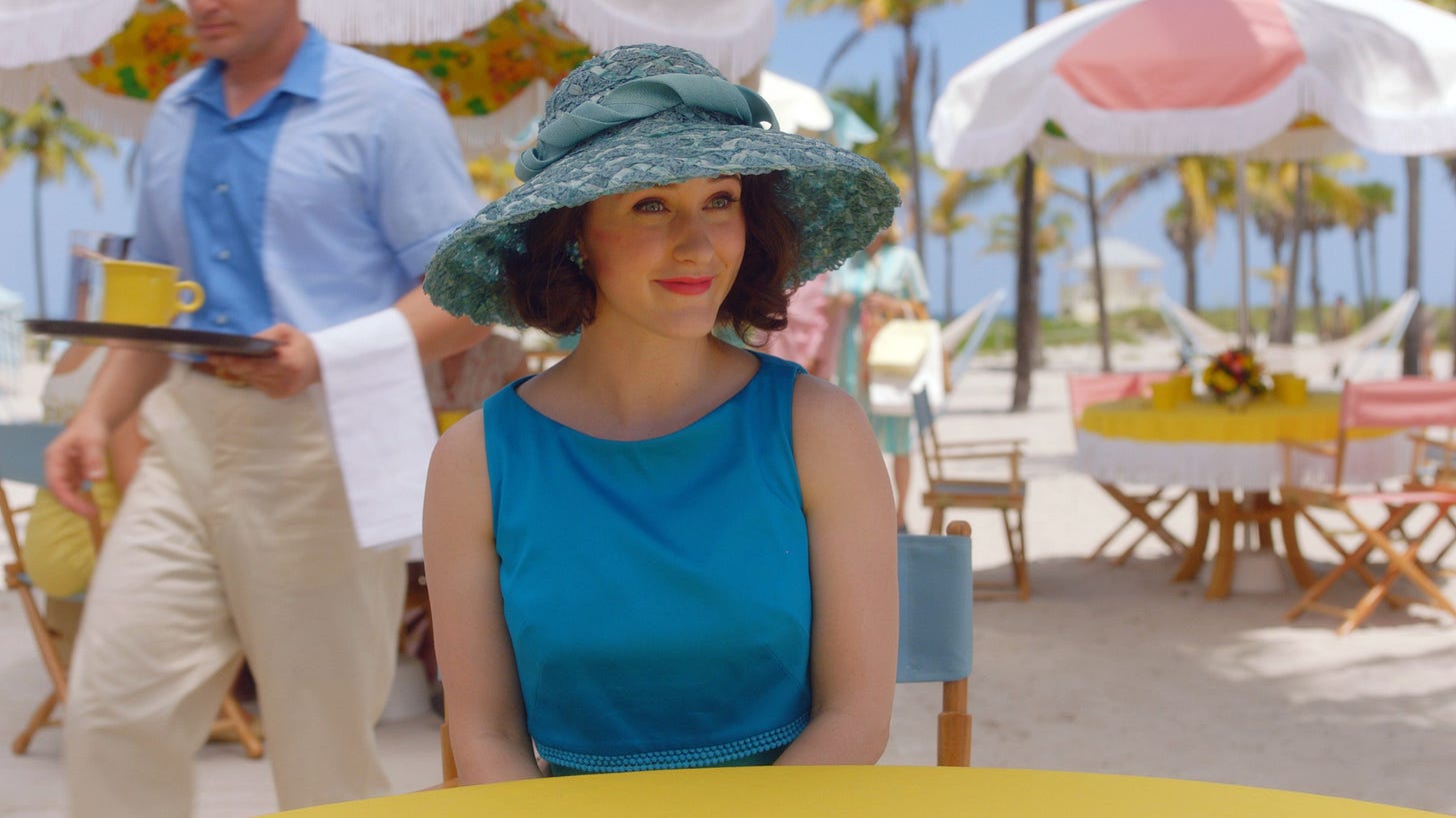Rachel Brosnahan in The Marvelous Mrs. Maisel