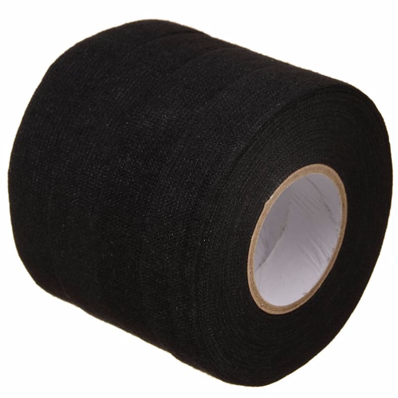 1707759444 4pcs 15m X 19mm Car Wiring Harness Tape Black Flannel Adhesive Felt Tape Cloth Fabric Tape Self Adhesive Felt Tape Automobiles Motorcycles Exterior Accessories