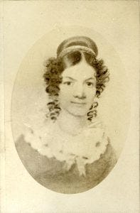Drawing of Jane Johnston Schoolcraft.