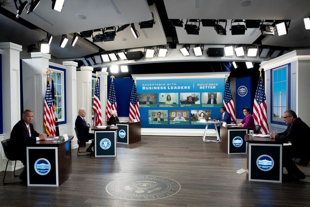 White House set.