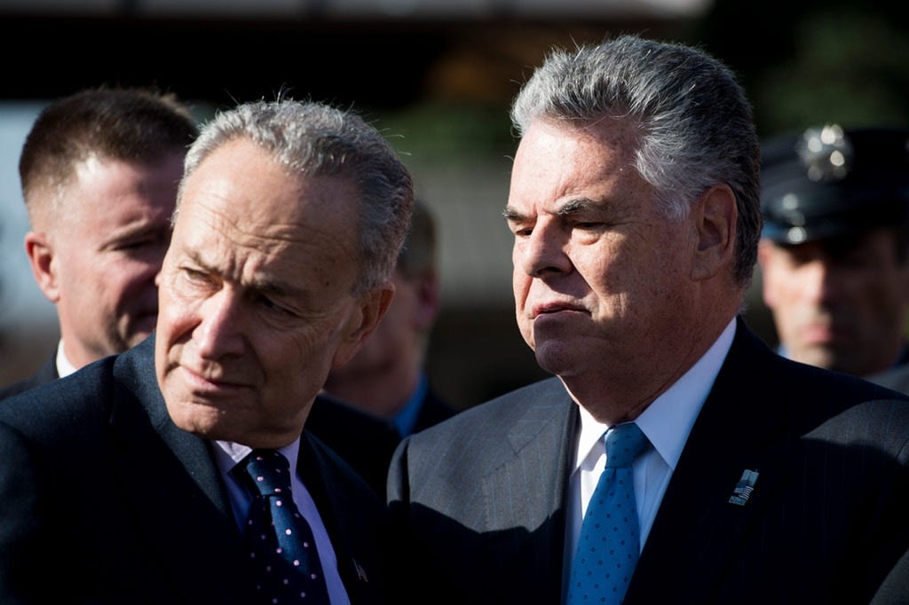 Image result for Peter King Schumer