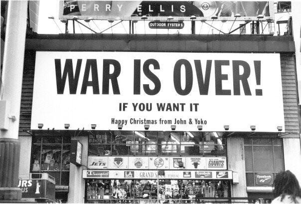 WAR IS OVER! (If You Want It) | Times Square, New York, USA … | Flickr