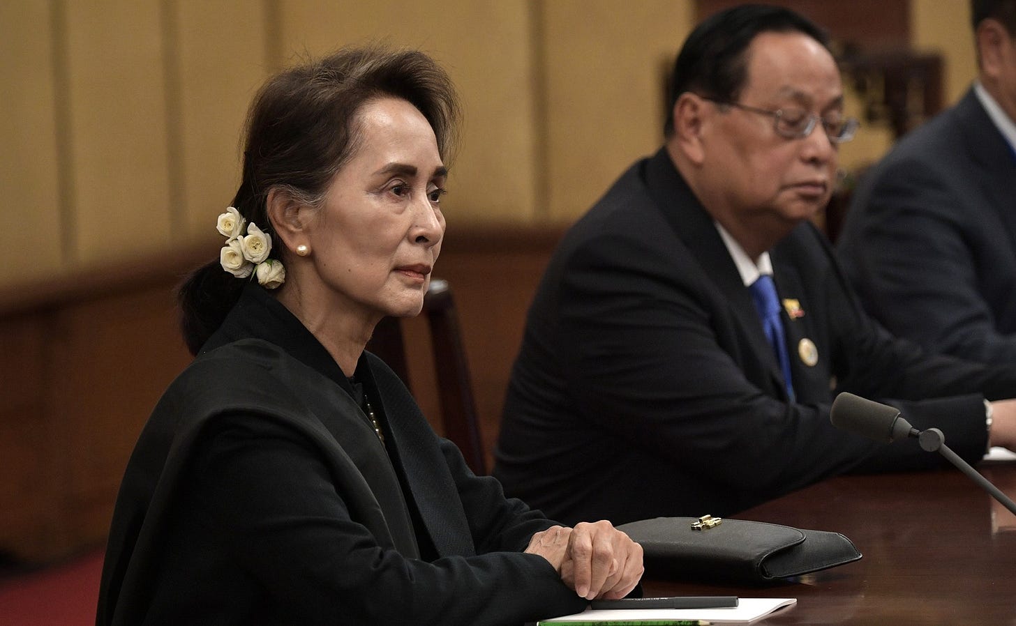 Photo of Myanmar leader Aung San Suu Kyi Photo of Myanmar leader Aung San Suu Kyi
