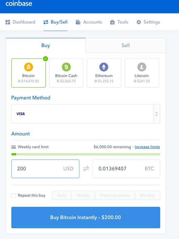 How to Buy Bitcoin on Coinbase, Step by Step (With Photos) - Bitcoin Market Journal