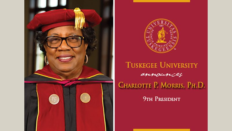 Dr. Charlotte P. Morris Elected 9th President of Tuskegee University | UNCF Dr. Charlotte P. Morris Elected 9th President of Tuskegee University | UNCF