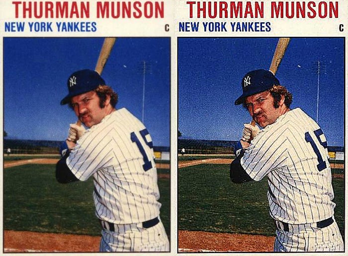 Lot Detail - 1979 THURMAN MUNSON BIG APPLE TEAM DISPLAY