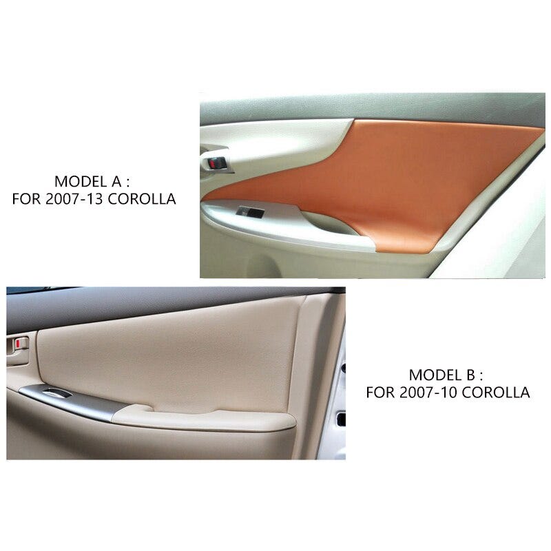 Microfiber Leather Interior Car Styling Door Panel Covers Trim For Toyota Corolla 2007 2008 2009 2010 2011 2012 2013 Microfiber Leather Interior Car Styling Door Panel Covers Trim For Toyota Corolla 2007 2008 2009 2010 2011 2012 2013