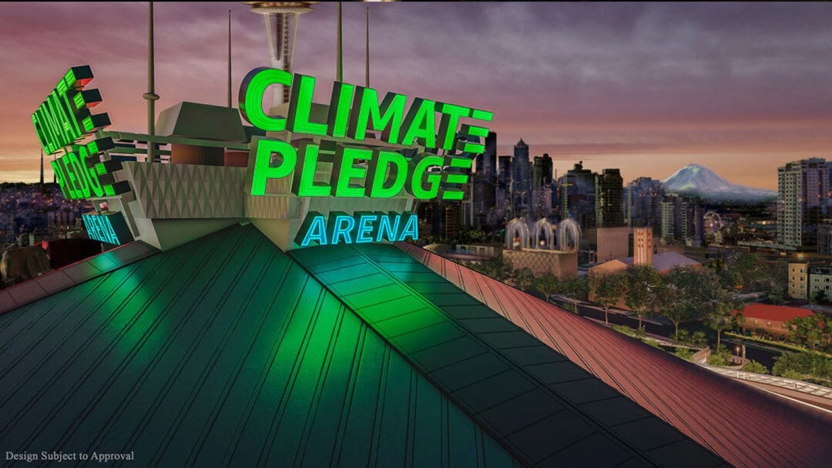 Seattle's KeyArena is being renamed Climate Pledge Arena - CNN