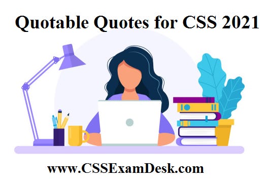 Quotable Quotes for CSS 2021.