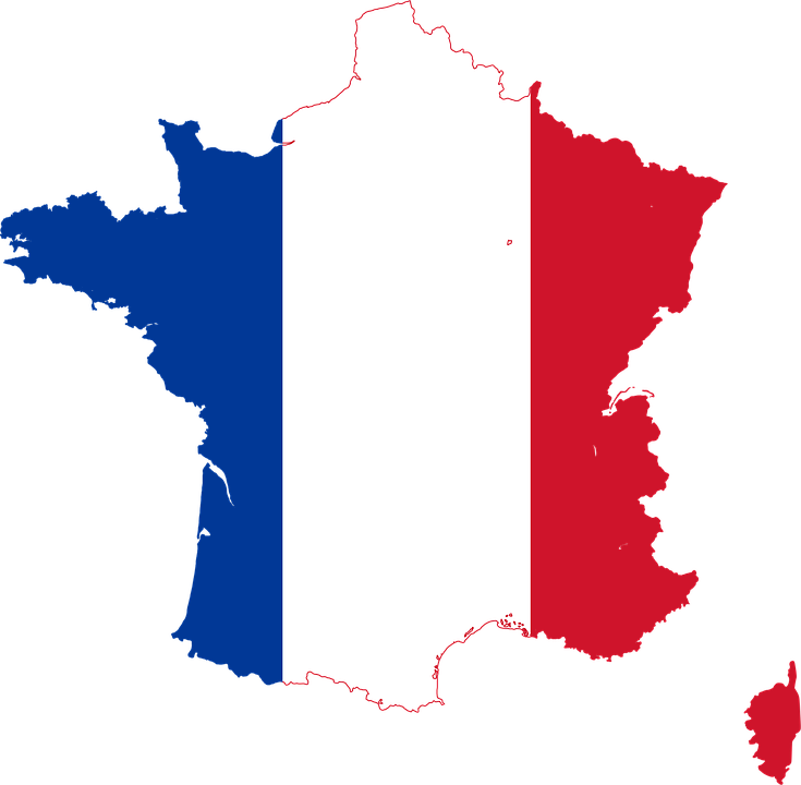 Map Of France, French Flag, Png, Tricolor Map Of France, French Flag, Png, Tricolor