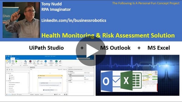UiPath RPA In The Fight Against COVID-19 - Health And Risk Inventory robot (HARI) UiPath RPA In The Fight Against COVID-19 - Health And Risk Inventory robot (HARI)