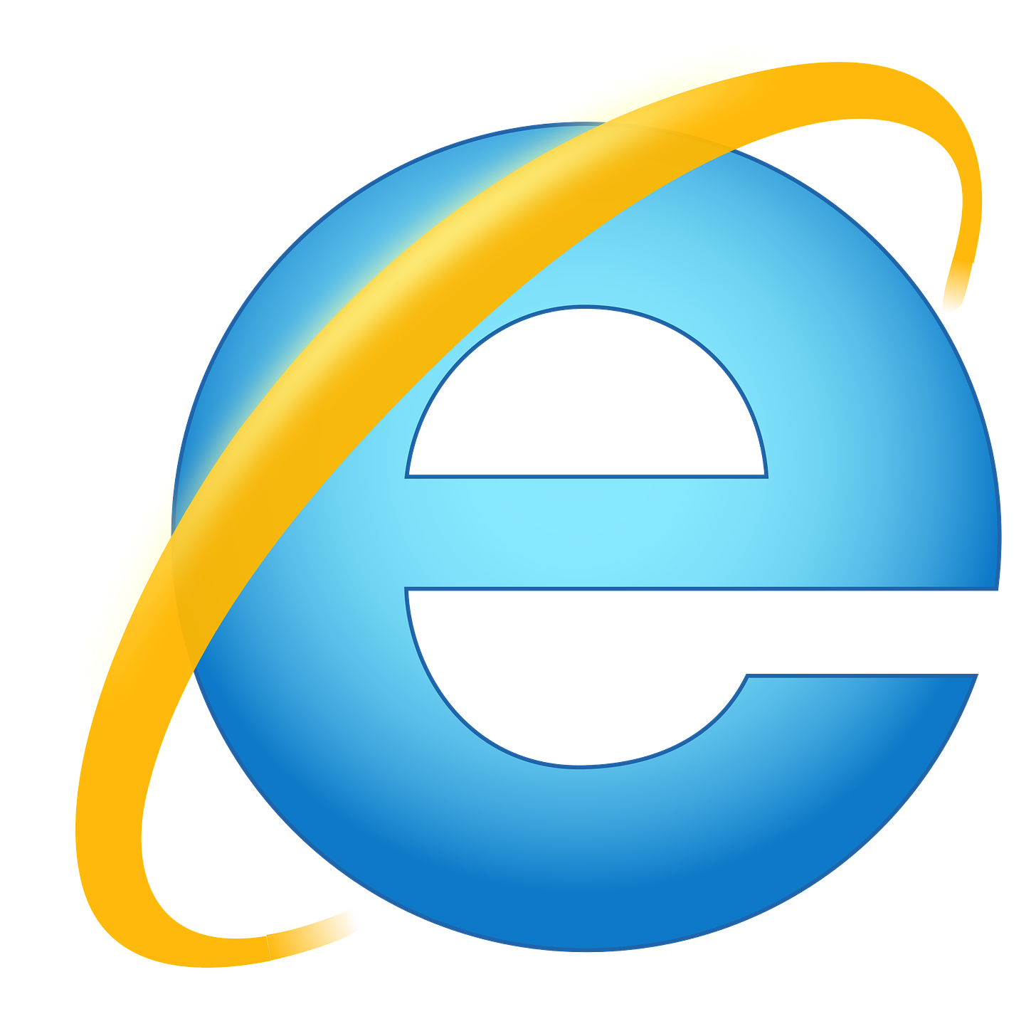 Logotipo do Internet Explorer (uma das últimas versões)