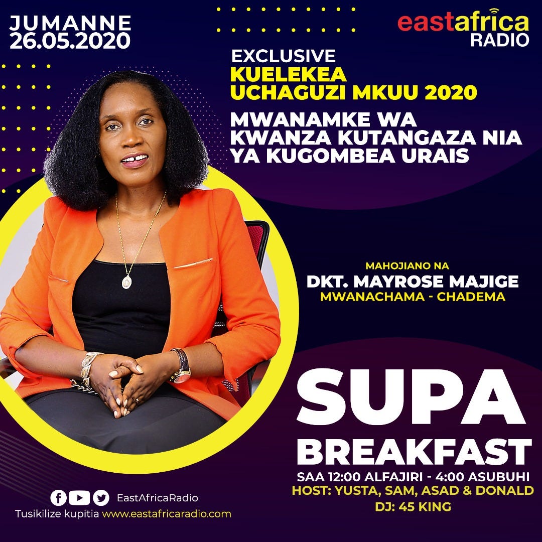 Live from EA Radio Super Breakfast: Mtangaza Nia Urais wa JMT ... Live from EA Radio Super Breakfast: Mtangaza Nia Urais wa JMT ...