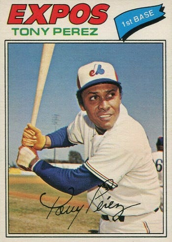 1976 Topps Tony Perez