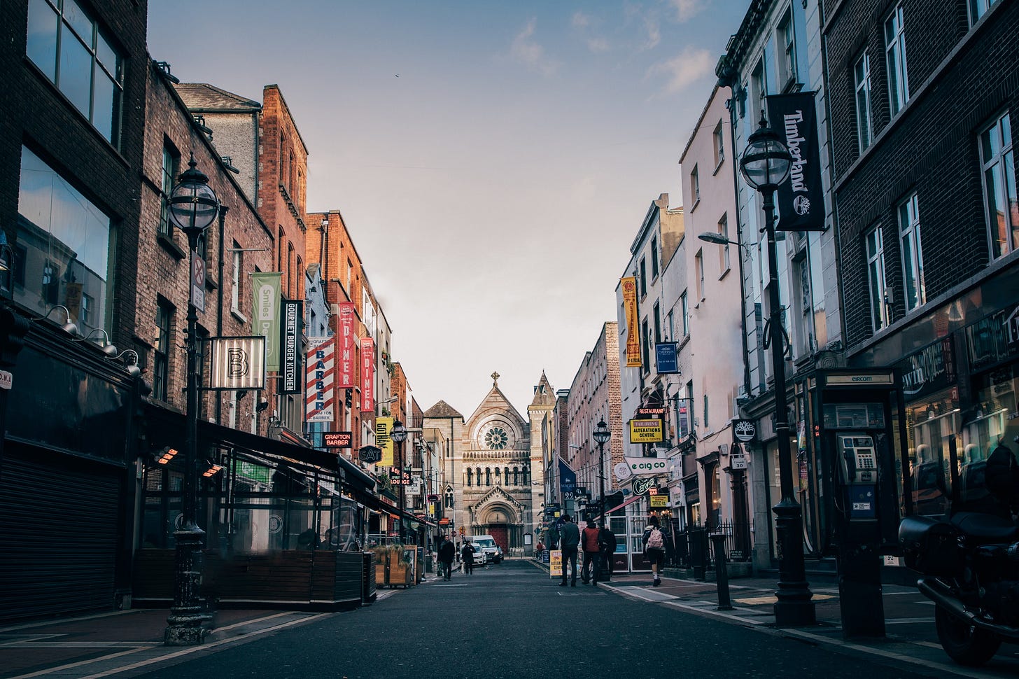 Photo of Parliament Street in Dublin for article by Larry G. Maguire Photo of Parliament Street in Dublin for article by Larry G. Maguire