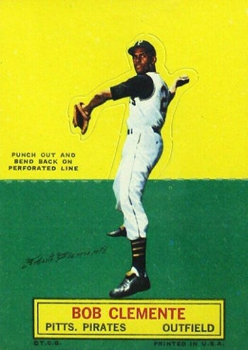 Roberto Clemente Collection, 30-Year Old Cardboard