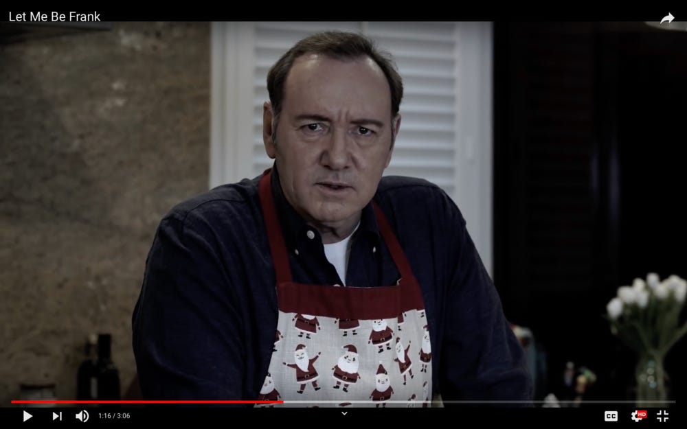 Kevin Spacey in Let Me Be Frank