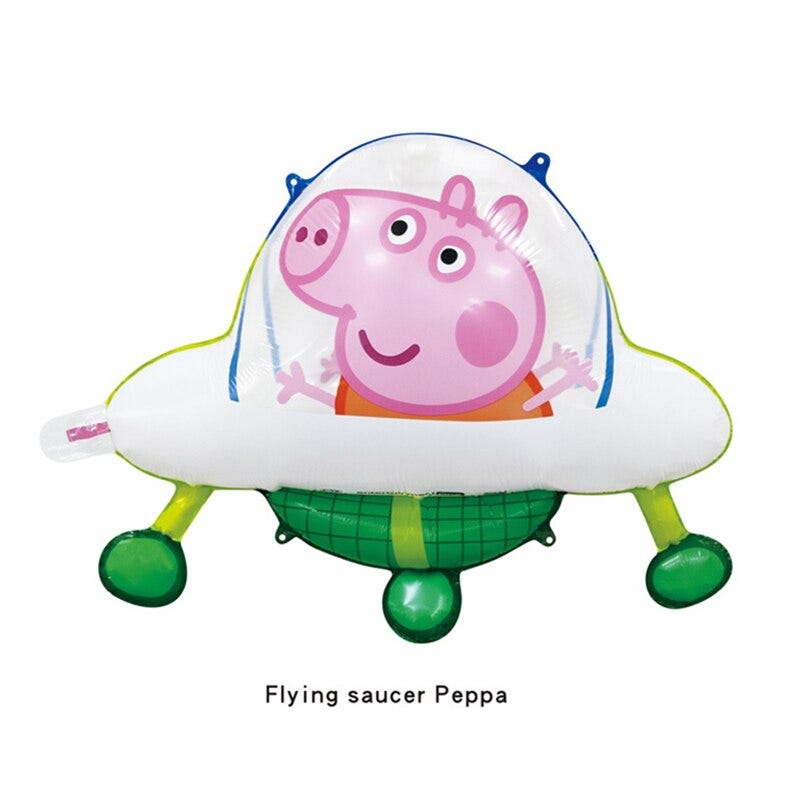 794435087 6pcs Set Peppa Pig Balloon Toy Space Style Children Birthday Party Decoration Toys Cartoon Pink Pig Anime Figure Toy Kid Gift Toys Hobbies Action Toy Figures #peppapig let's celebrate #worldkindnessday bit.ly/32pri00. substack