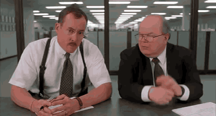 Gif from Office Space that reads, "What would you say you do here?"