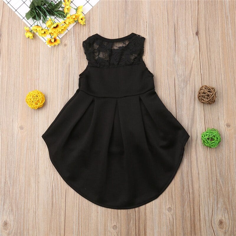 girls black sundress