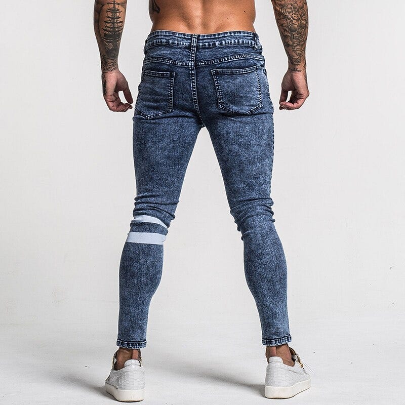 mens jeans for muscular legs and small waist