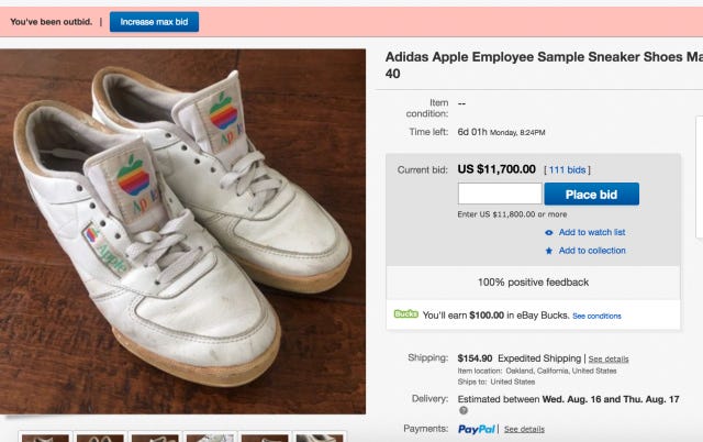 apple sneakers ebay