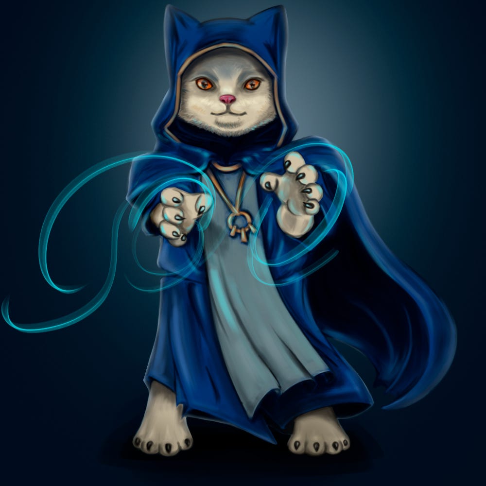 Cat-wizard by DeksFlexArt on DeviantArt