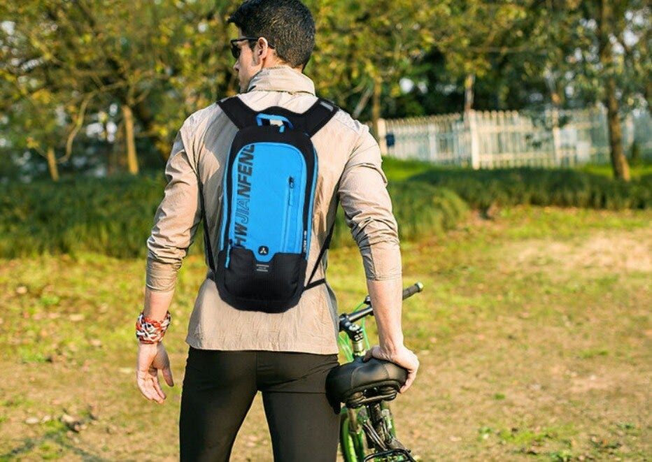 bike riding water bags