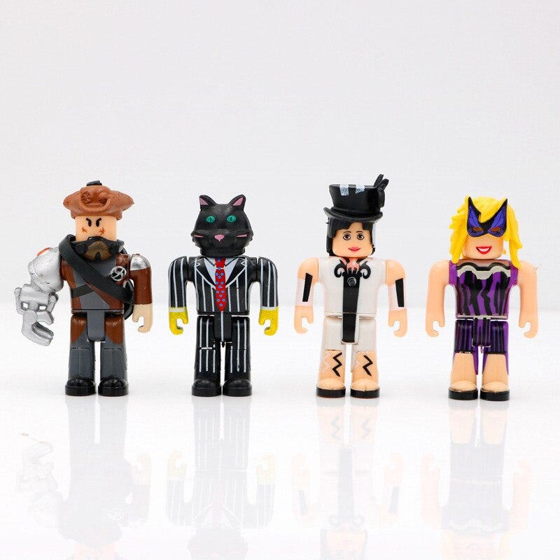 Dolls Roblox - 597943450 hot roblox game hero models 8 dolls with accessories anime characters building blocks surrounding toys boys kids birthday gifts toys hobbies action toy figures