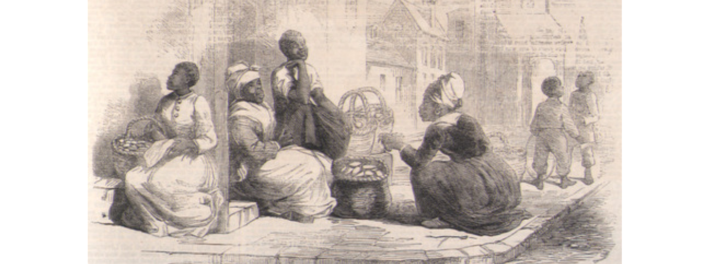Women sitting with bags of vegetables Women sitting with bags of vegetables