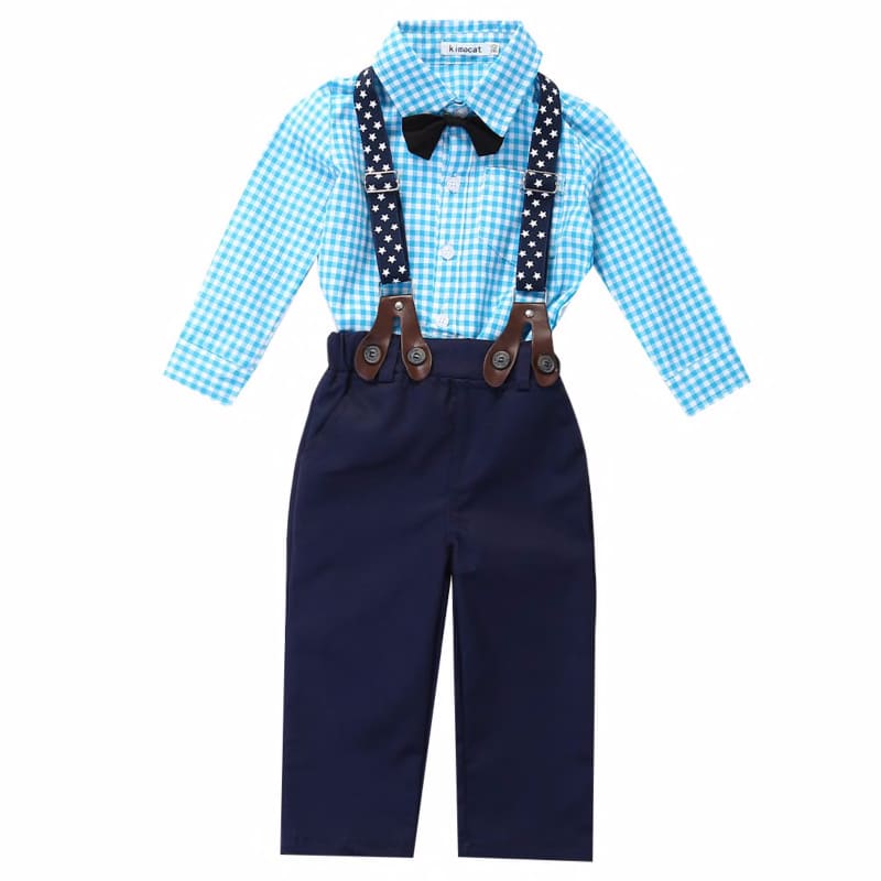 baby boy blue wedding outfit