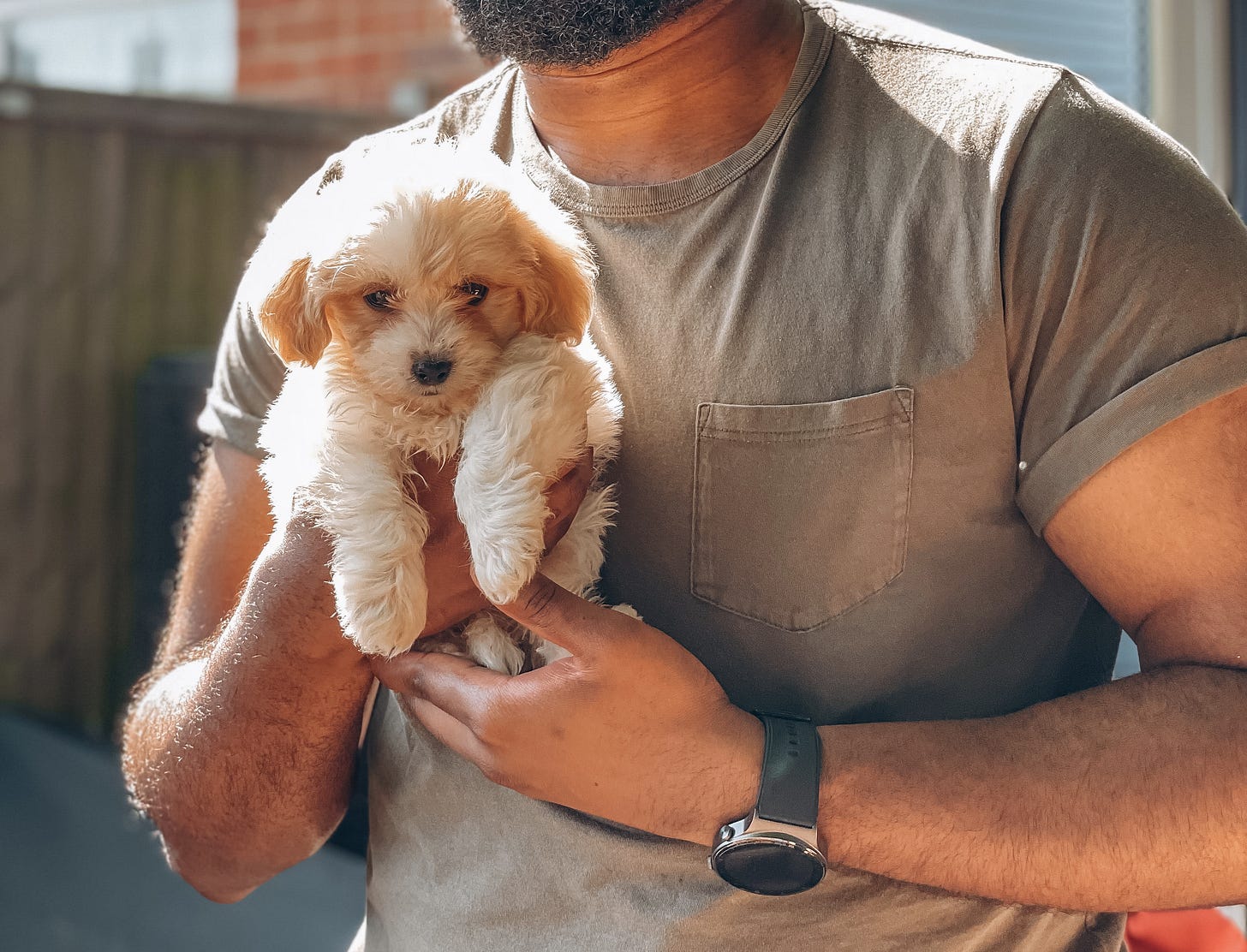 Photo: Me and the boy wizard (my dog)