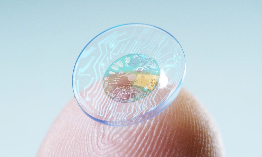 Augmented Reality Contact Lenses