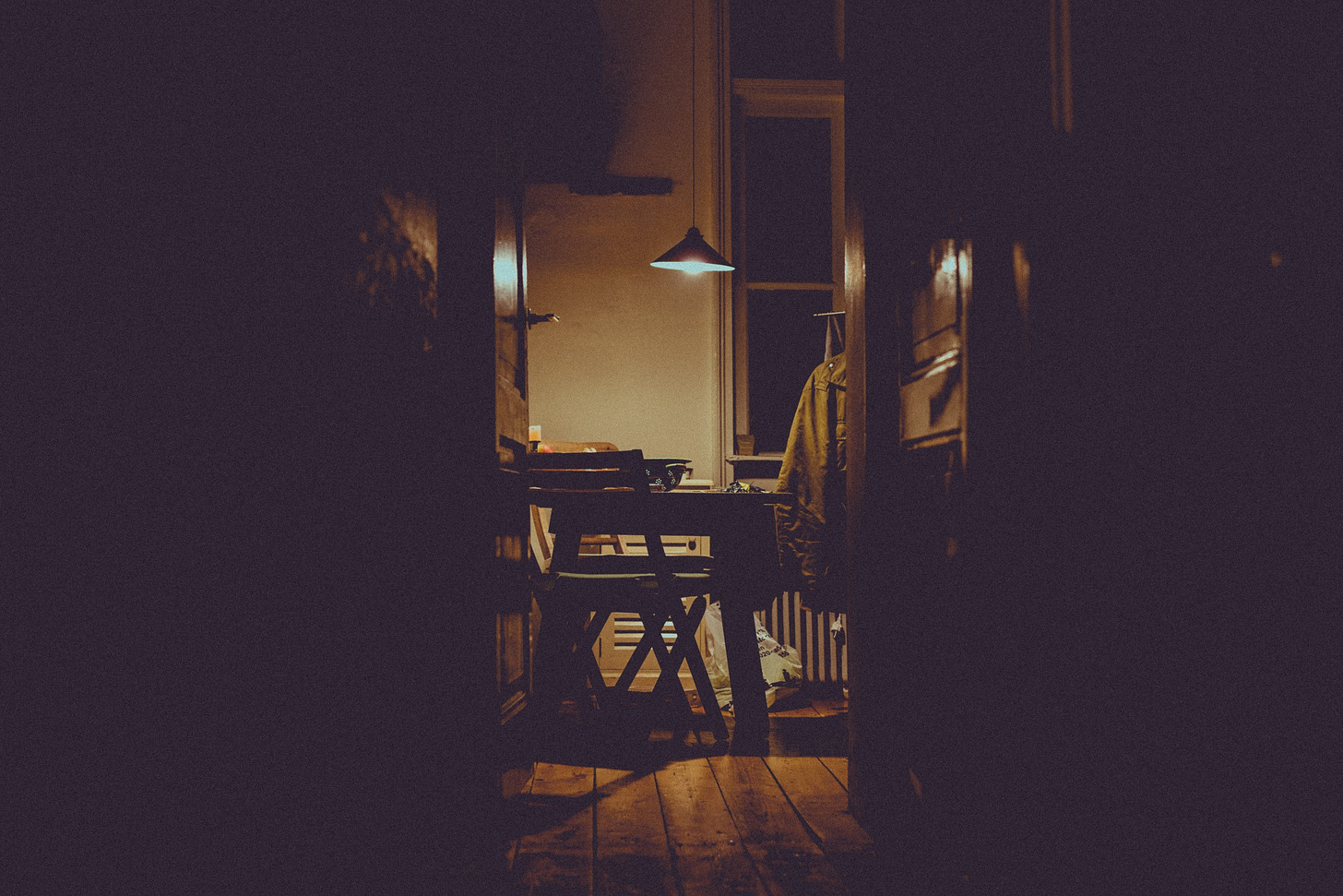 Image of the kitchen late at night for article titled “just make something” on the reflectionist Image of the kitchen late at night for article titled “just make something” on the reflectionist