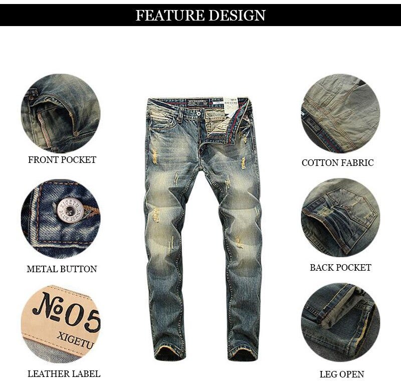 mens jeans pant back pocket design