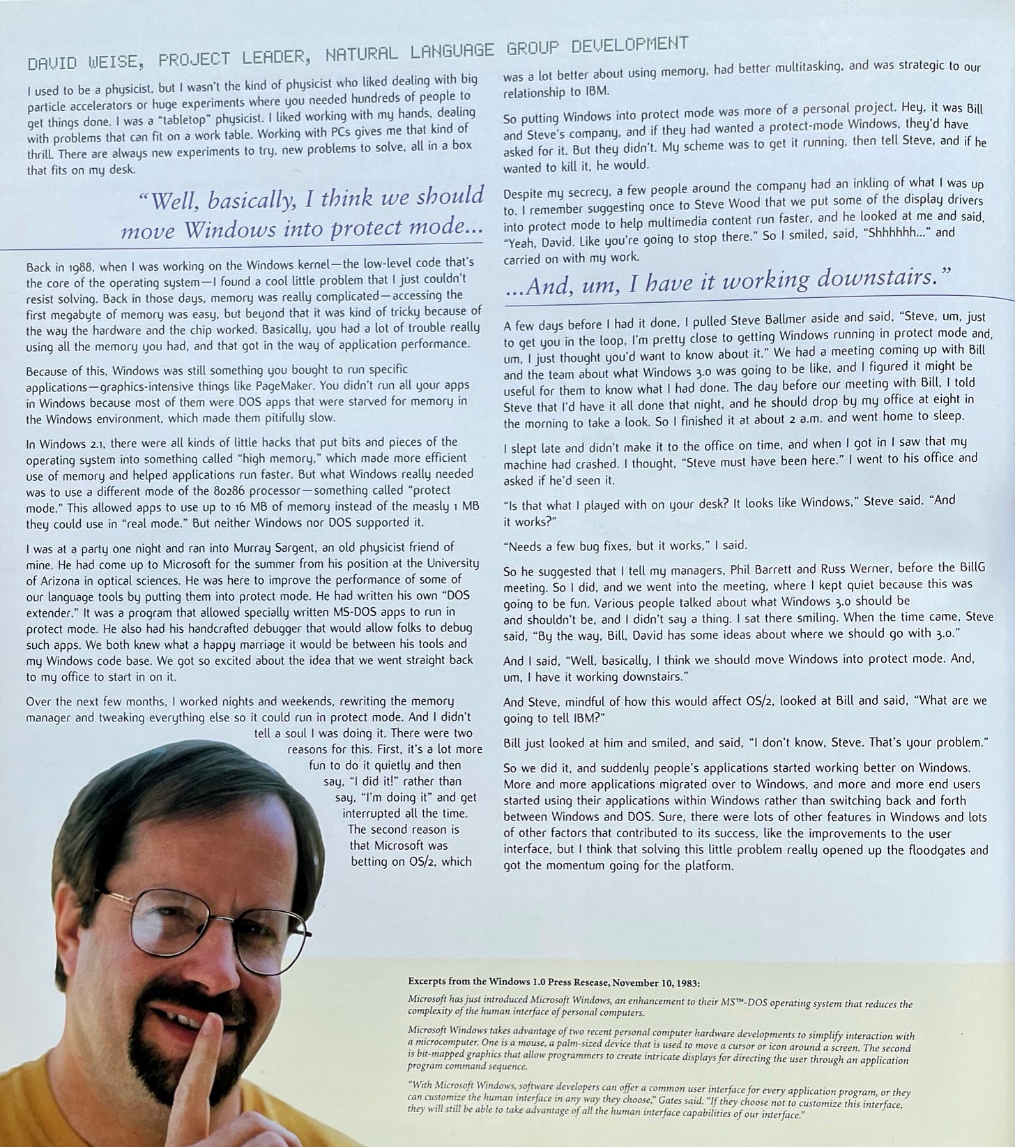 Excerpt from book.