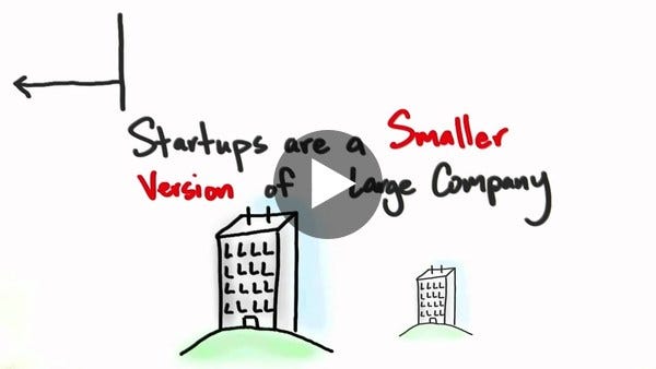 Startup’lar büyük kurumsal şirketlerin küçültülmüş versiyonları değillerdir.”Steve Blank” Startup’lar büyük kurumsal şirketlerin küçültülmüş versiyonları değillerdir.”Steve Blank”