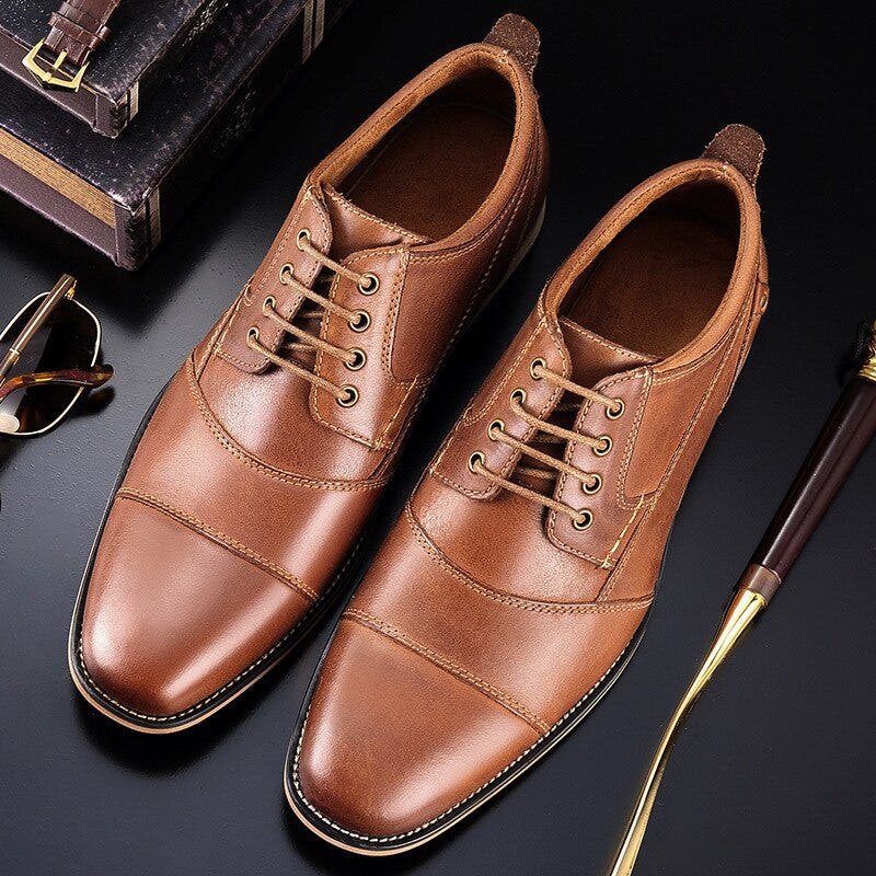 mens dress shoes wood heel