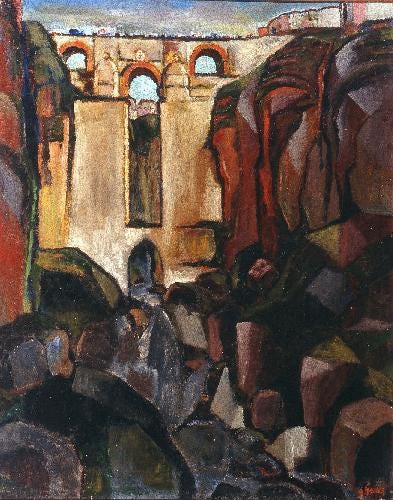 obra Paisagem de Espanha, John Graz obra Paisagem de Espanha, John Graz