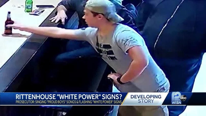 Kyle Rittenhouse suspected of flashing white supremacy sign at bar
