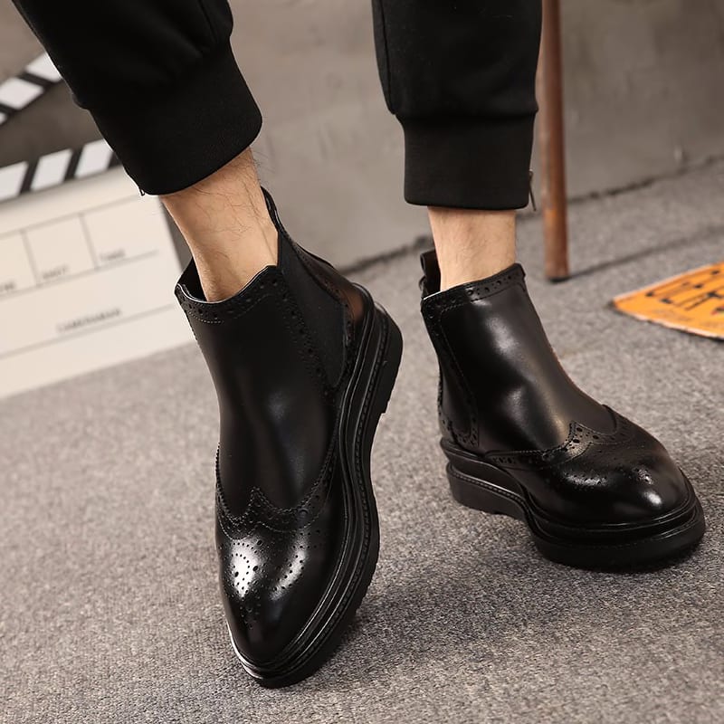 casual office boots