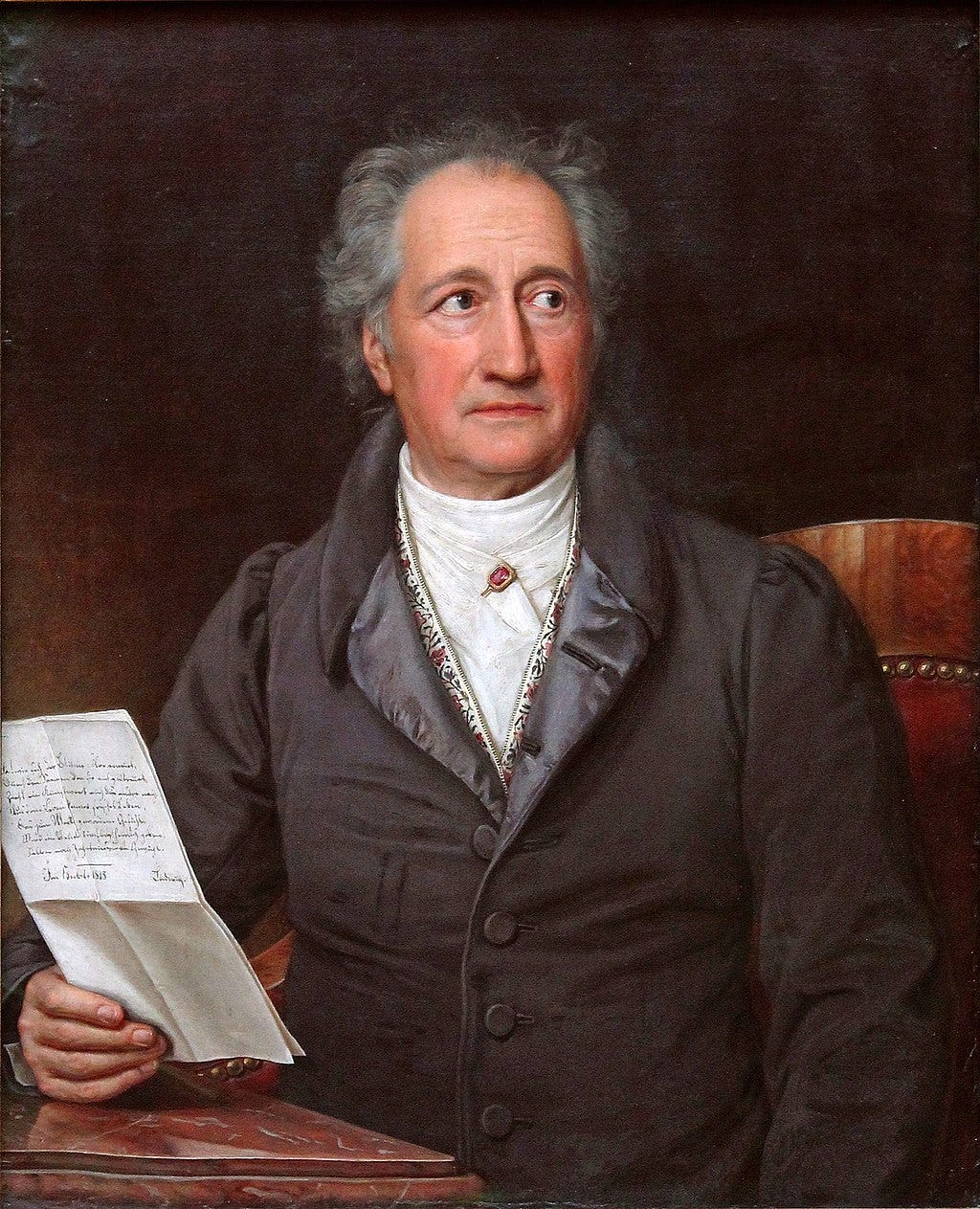 Goethe in 1828, by Joseph Karl Stieler Goethe in 1828, by Joseph Karl Stieler