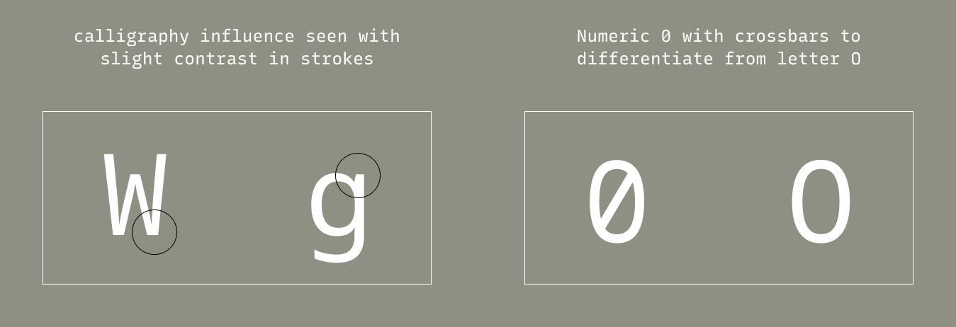 img: font-details of Noto Mono