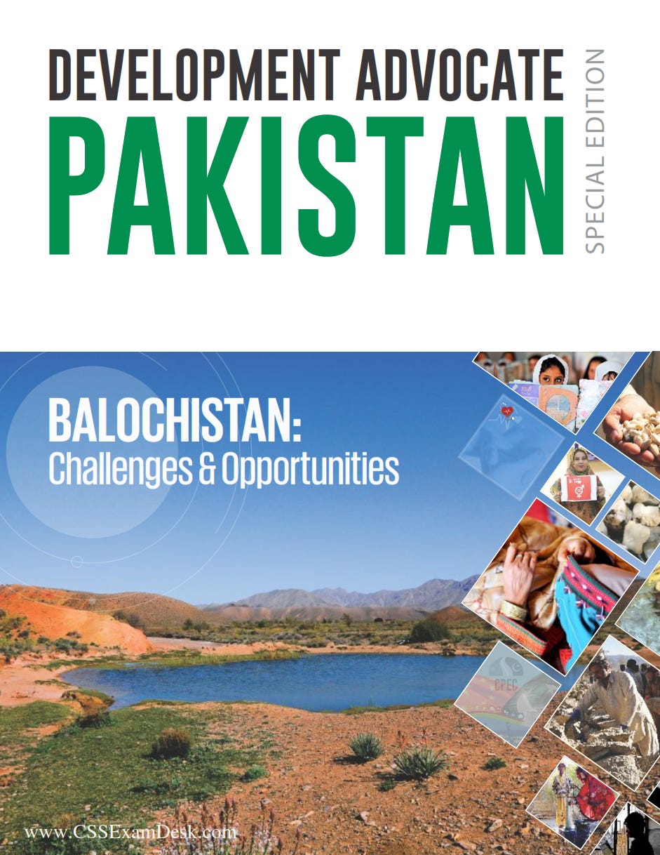Balochistan – Challenges & Opportunities